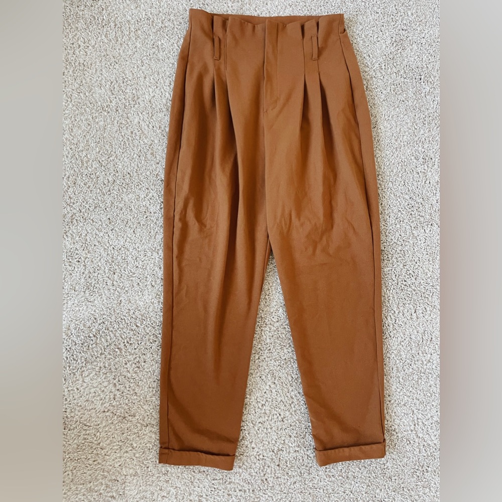 High waist ankle pants